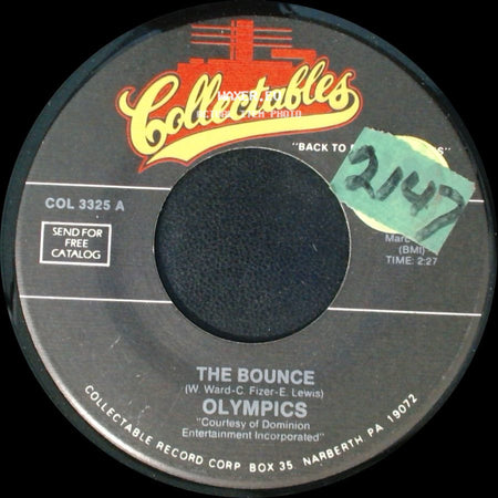 Olympics - Hully Gully / The Bounce side B