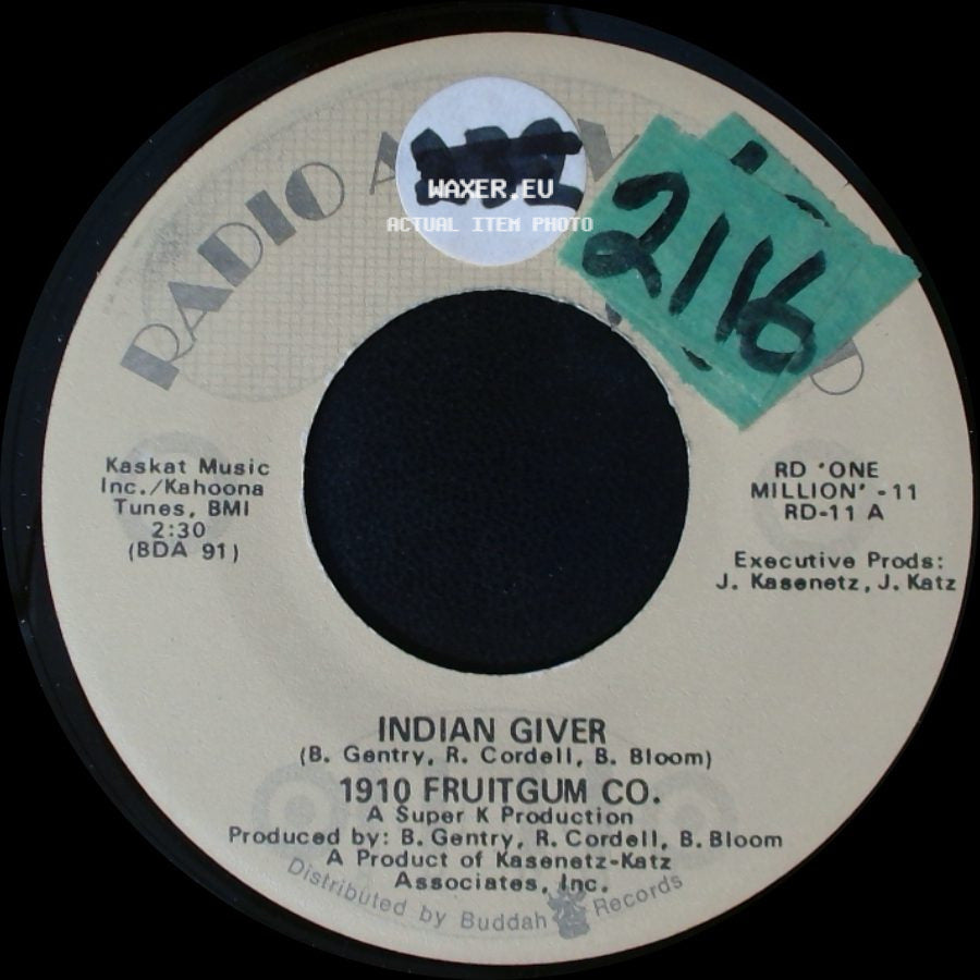 1910 Fruitgum Co. - Indian Giver / May I Take A Giant Step side A