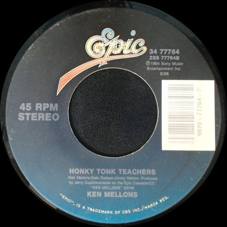 Ken Mellons - Honky Tonk Teachers / I Can Bring Her Back side A