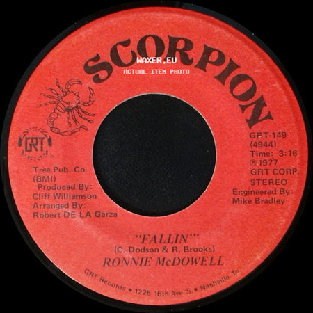 Ronnie Mcdowell - Fallin' / I Love You, I Love You, I Love You side A