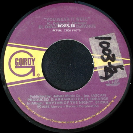 El Debarge With Debarge - You Wear It Well / Baby, Won't Cha Come Quick side A