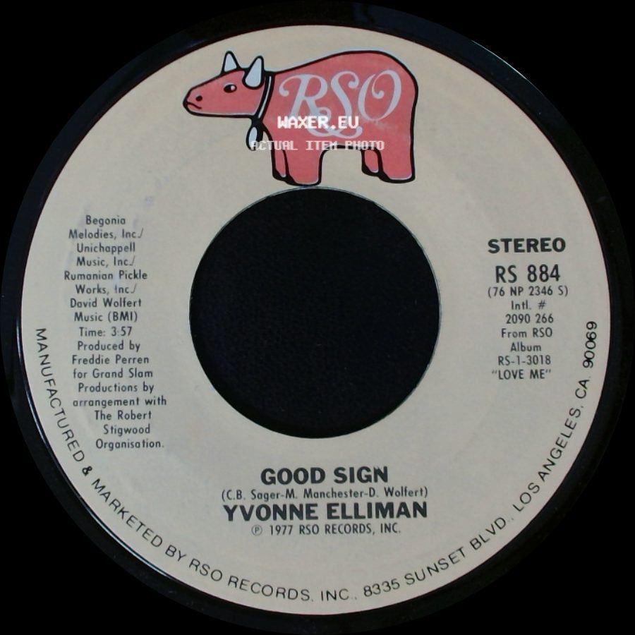 Yvonne Elliman - If I Can't Have You / Good Sign side B