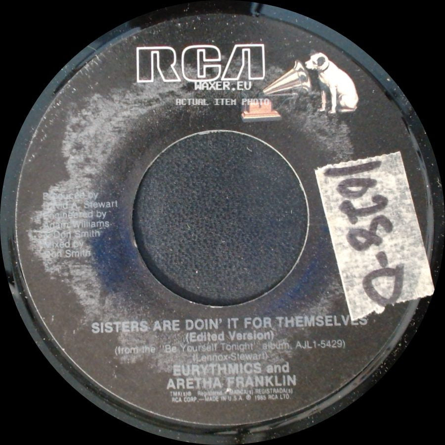 Eurythmics / Eurythmics And Aretha Franklin - I Love You Like A Ball And Chain / Sisters Are Doin' It For Themselves (Edited Version) side B