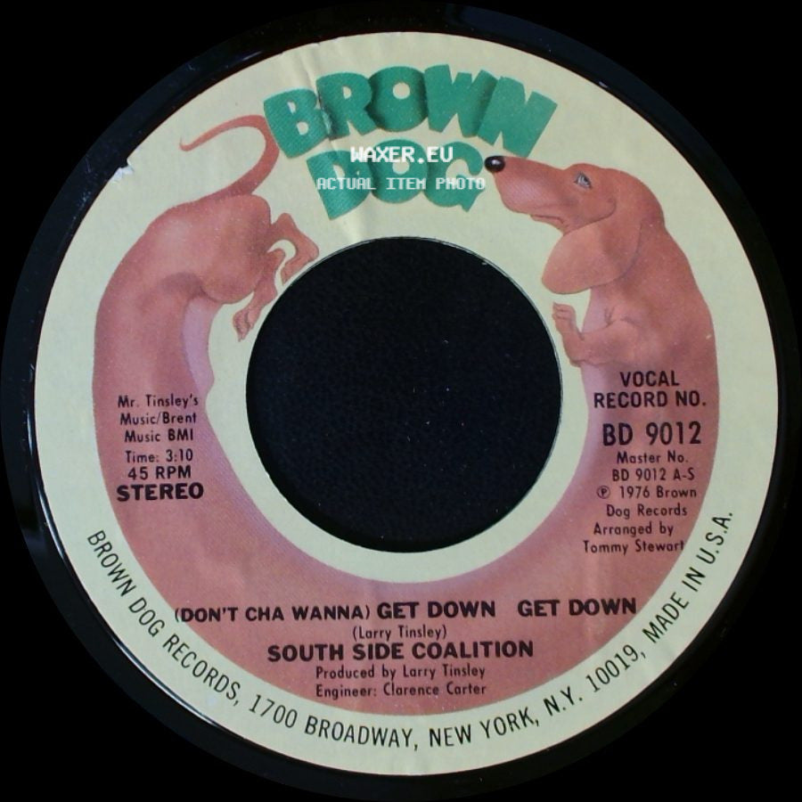 South Side Coalition - The Power-Play / (Don't Cha Wanna) Get Down Get Down side B