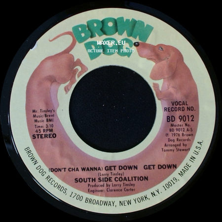 South Side Coalition - The Power-Play / (Don't Cha Wanna) Get Down Get Down side B