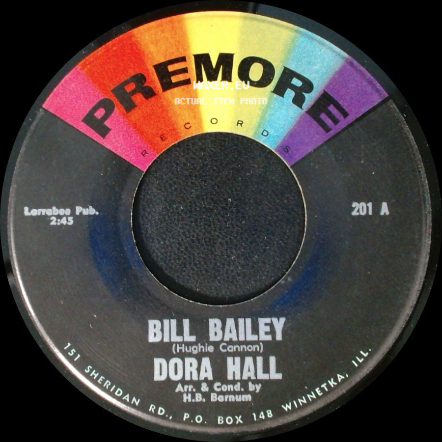 Dora Hall & The Solocups / Dora Hall - So Long Baby / Bill Bailey side B