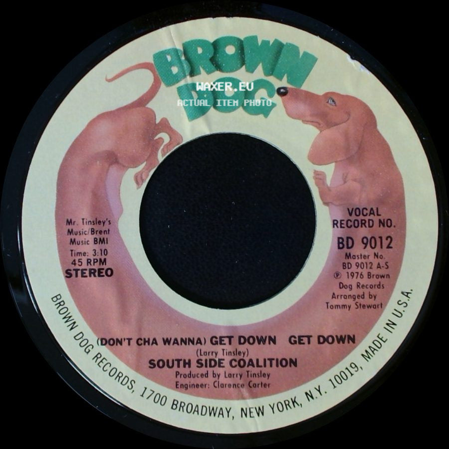 South Side Coalition - The Power-Play / (Don't Cha Wanna) Get Down Get Down side B