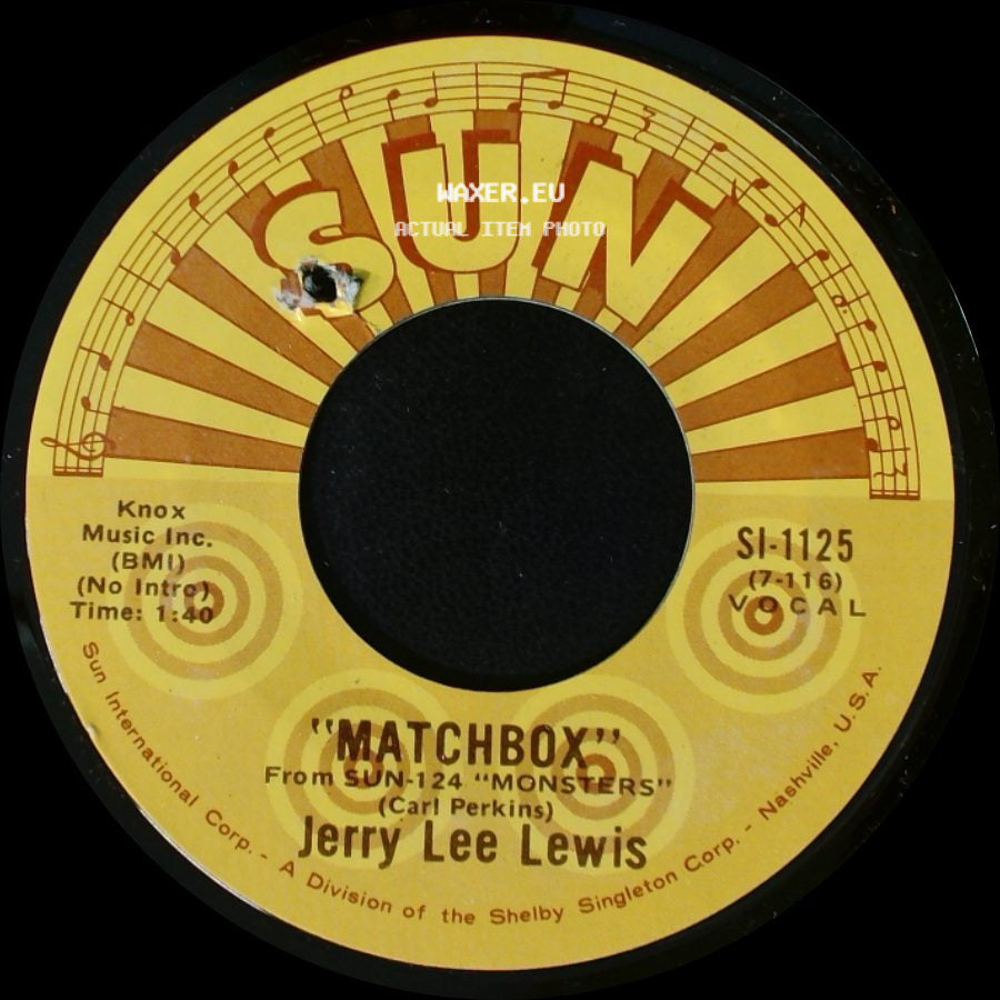 Jerry Lee Lewis - Love On Broadway / Matchbox side B