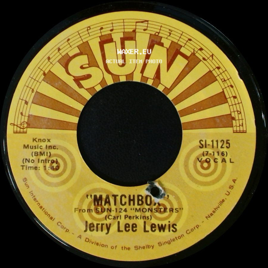 Jerry Lee Lewis - Matchbox / Love On Broadway side A