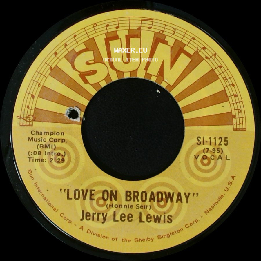 Jerry Lee Lewis - Matchbox / Love On Broadway side B