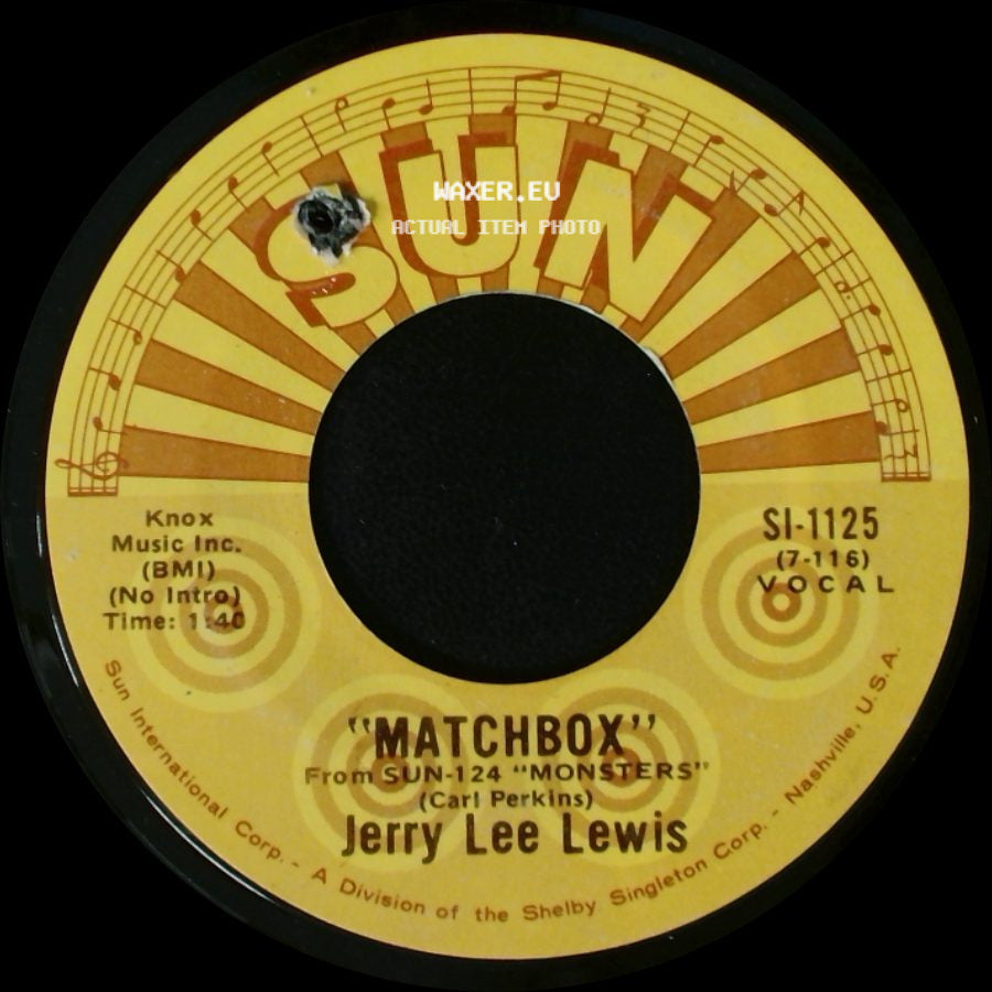 Jerry Lee Lewis - Matchbox / Love On Broadway side A