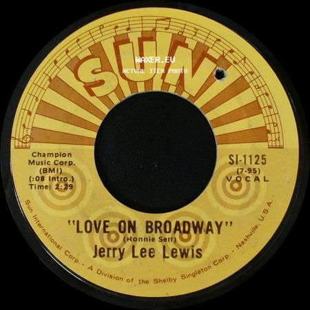 Jerry Lee Lewis - Matchbox / Love On Broadway side B