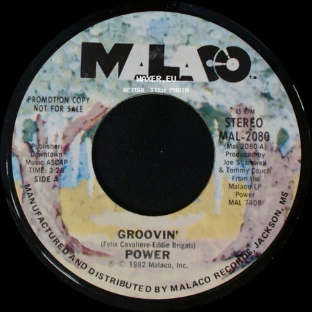 Power - Groovin' / You're Everything I Always Wanted side A