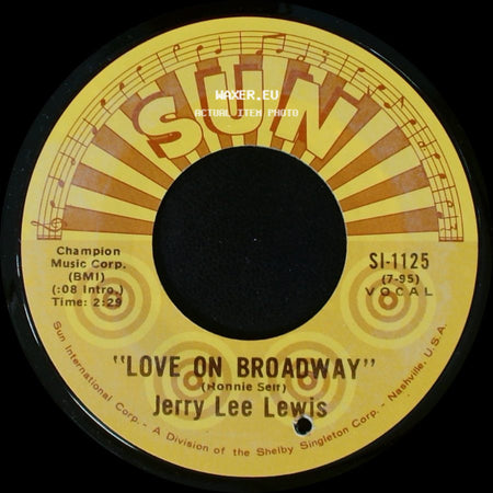Jerry Lee Lewis - Matchbox / Love On Broadway side B