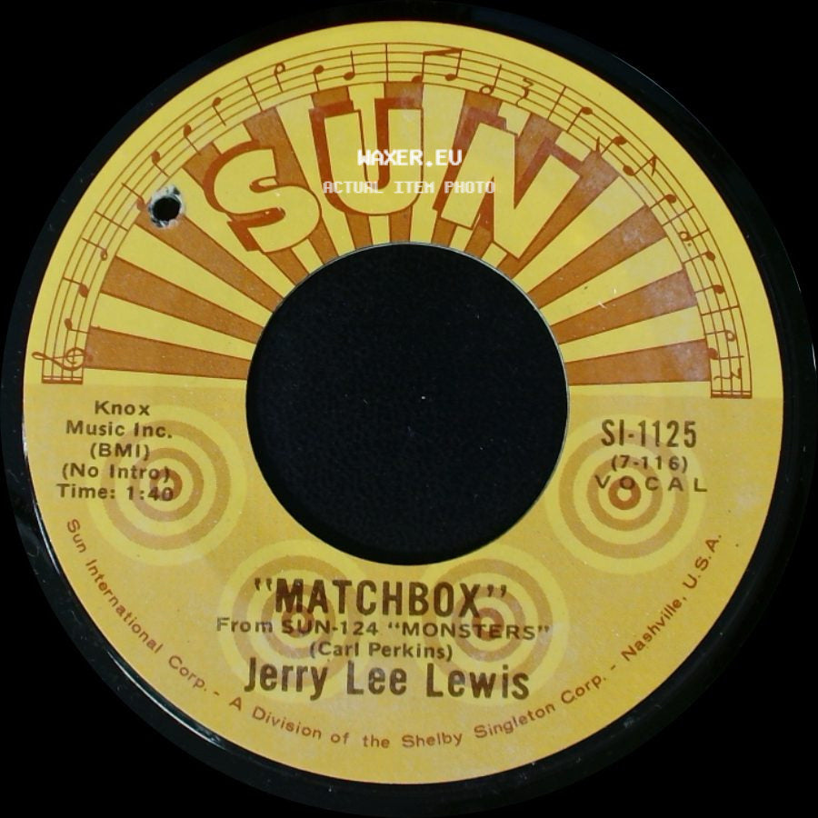 Jerry Lee Lewis - Matchbox / Love On Broadway side A