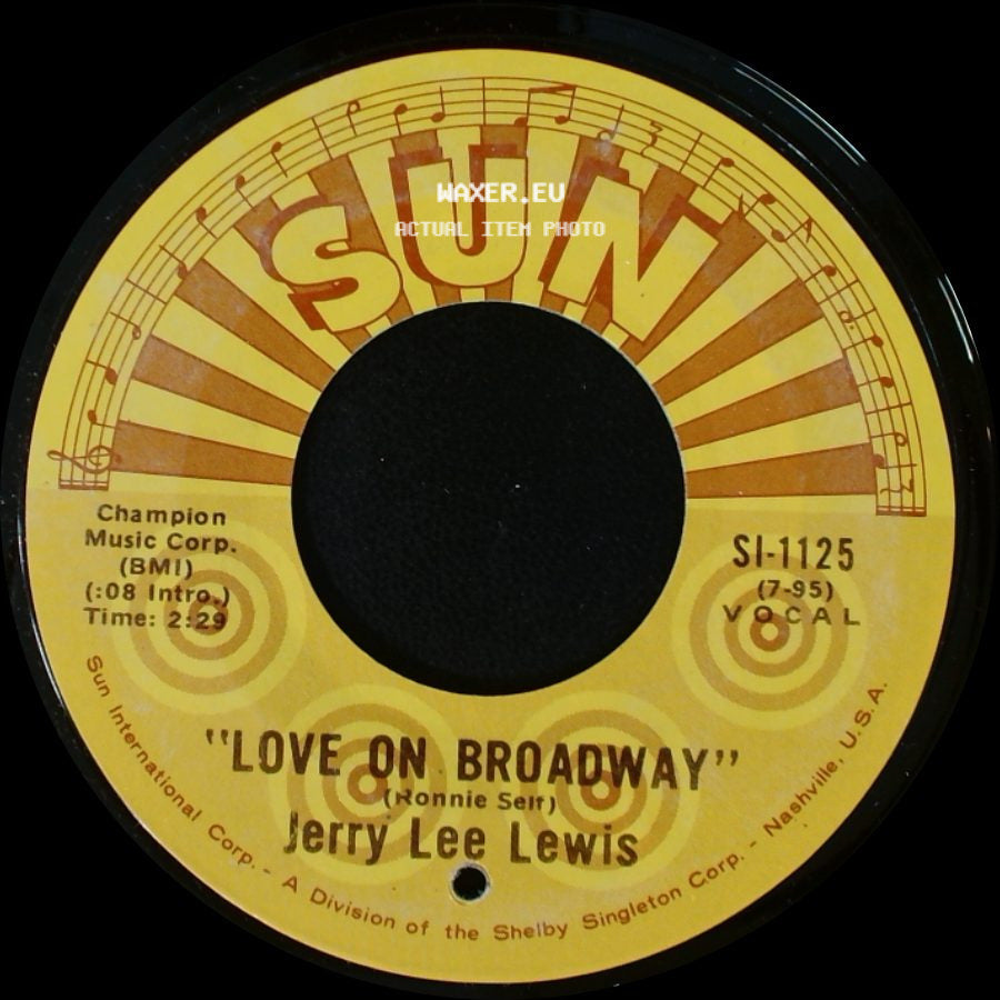Jerry Lee Lewis - Matchbox / Love On Broadway side B