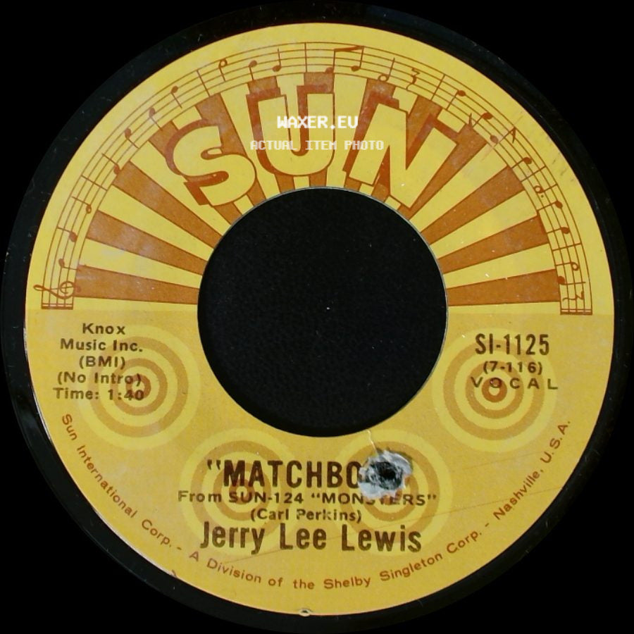 Jerry Lee Lewis - Matchbox / Love On Broadway side A