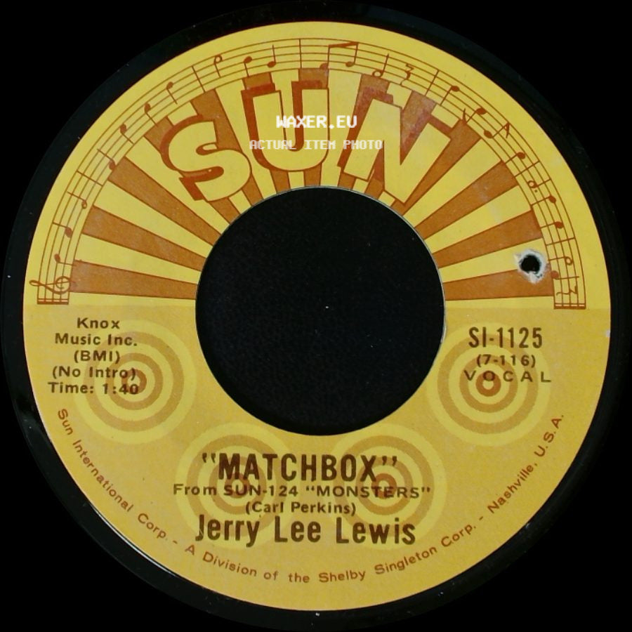 Jerry Lee Lewis - Matchbox / Love On Broadway side A