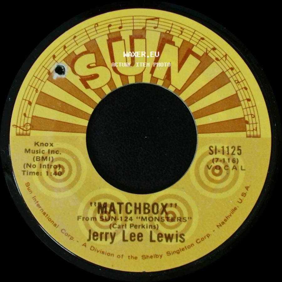 Jerry Lee Lewis - Matchbox / Love On Broadway side A