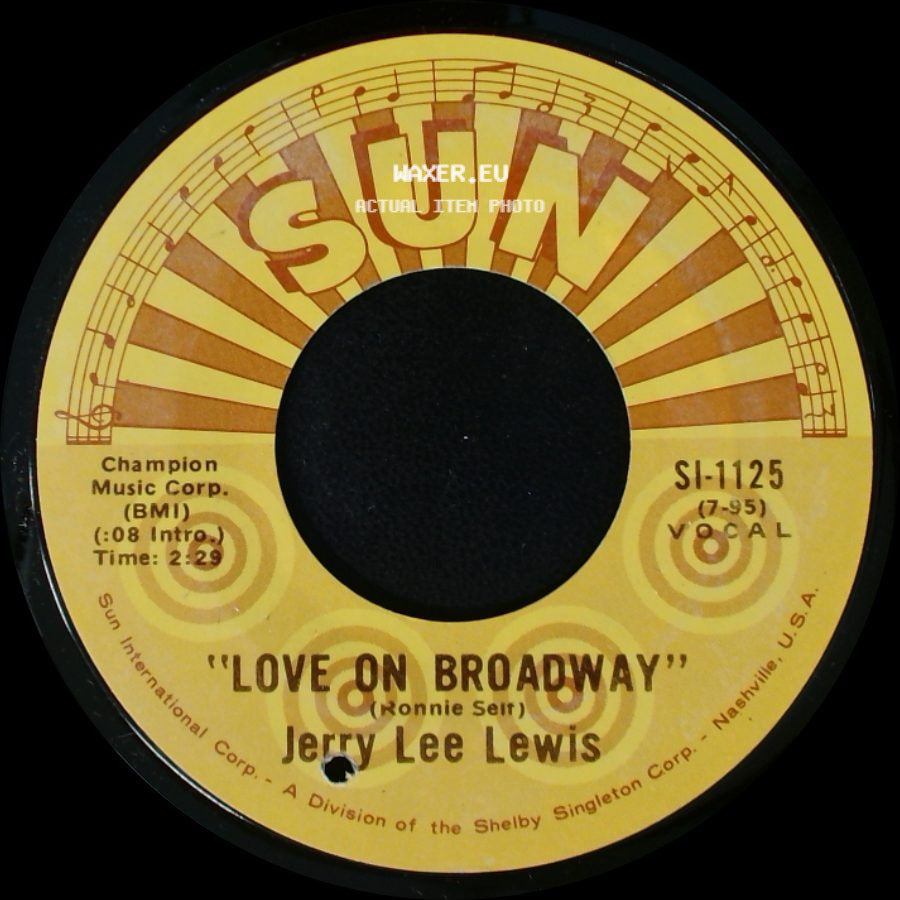 Jerry Lee Lewis - Matchbox / Love On Broadway side B