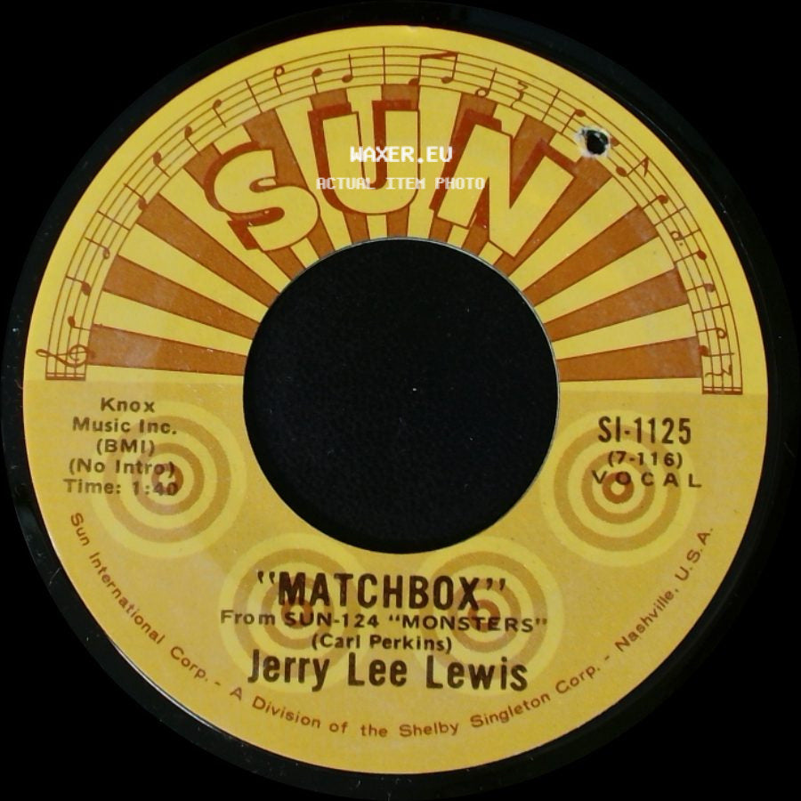 Jerry Lee Lewis - Matchbox / Love On Broadway side A