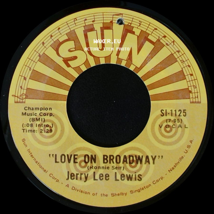 Jerry Lee Lewis - Matchbox / Love On Broadway side B