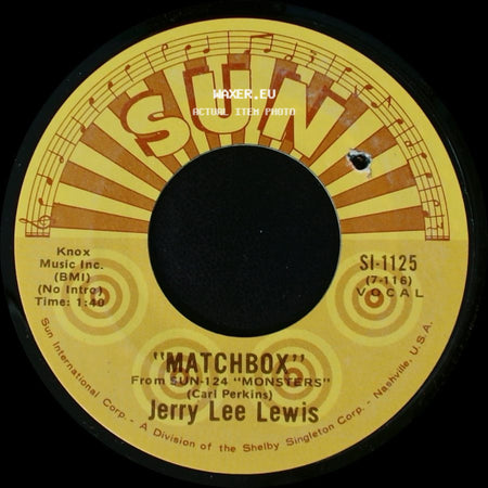 Jerry Lee Lewis - Love On Broadway / Matchbox side B