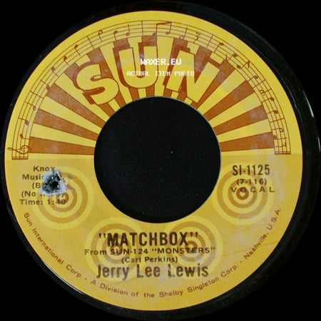 Jerry Lee Lewis - Love On Broadway / Matchbox side B