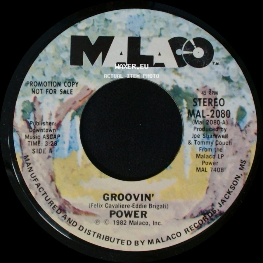 Power - Groovin' / You're Everything I Always Wanted side A