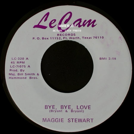 Maggie Stewart - Bye, Bye, Love / Black Velvet side A
