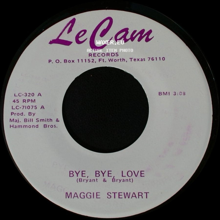 Maggie Stewart - Bye, Bye, Love / Black Velvet side A