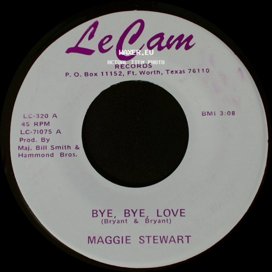 Maggie Stewart - Bye, Bye Love / Black Velvet side A