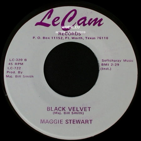 Maggie Stewart - Bye, Bye Love / Black Velvet side B