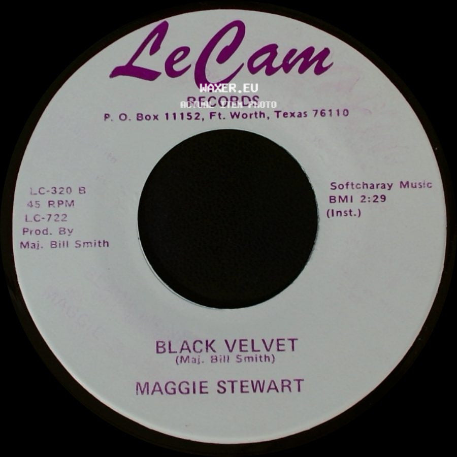 Maggie Stewart - Bye, Bye, Love / Black Velvet (Maj. Bill Smith) side B