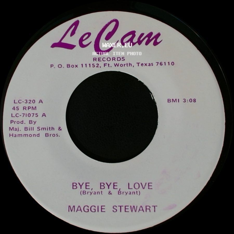 Maggie Stewart - Bye, Bye, Love / Black Velvet side A