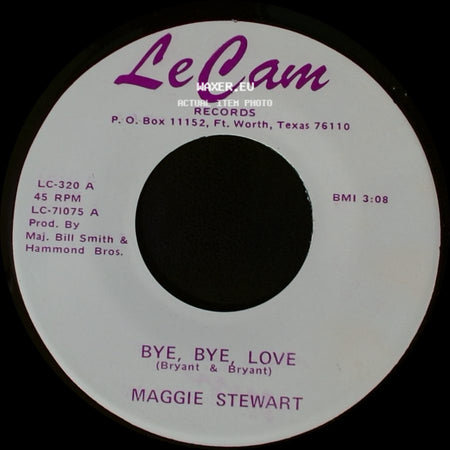 Maggie Stewart - Bye, Bye, Love / Black Velvet side A