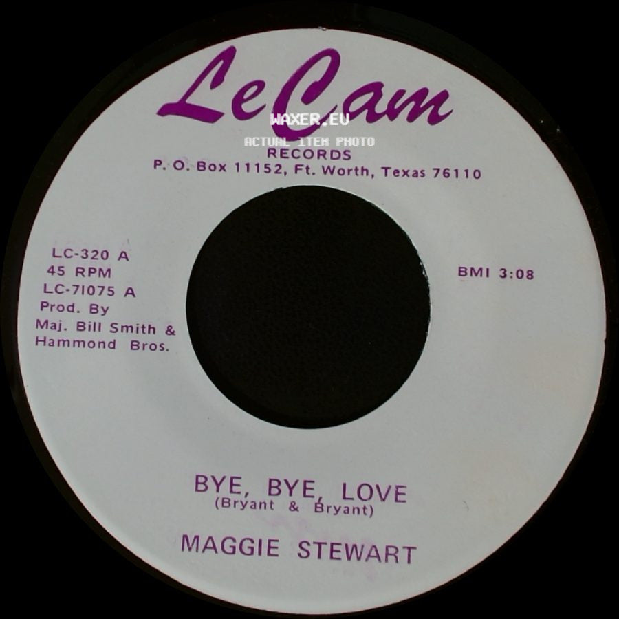 Maggie Stewart - Bye, Bye, Love / Black Velvet side A