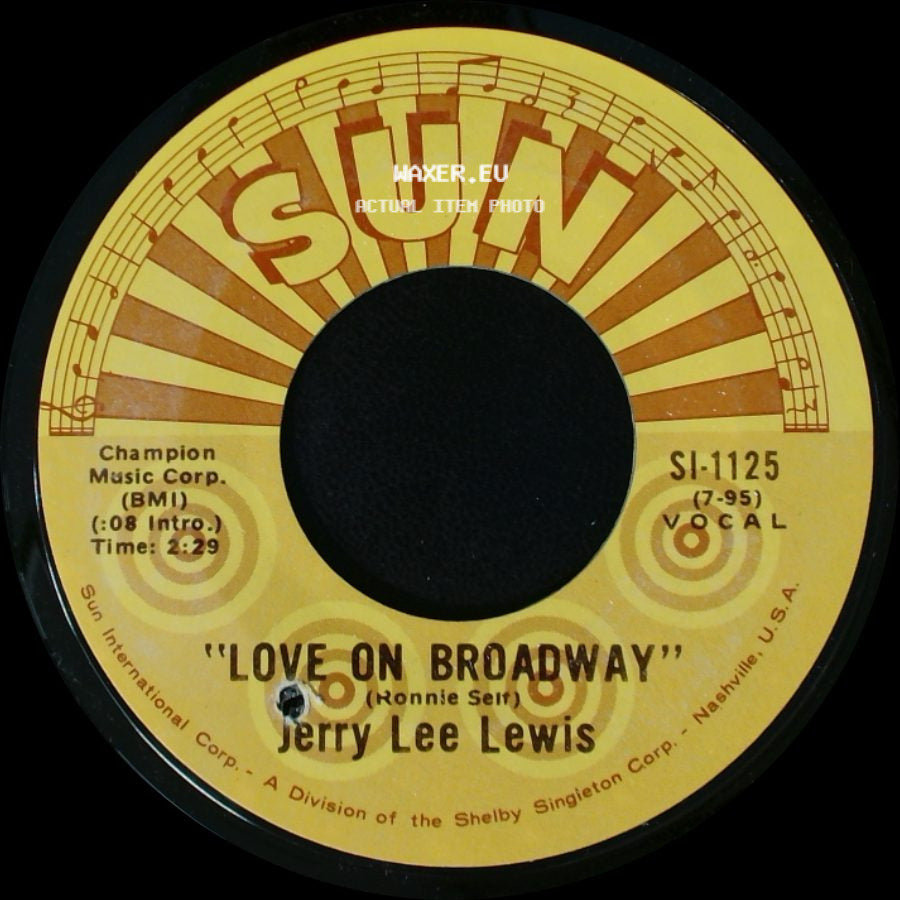 Jerry Lee Lewis - Matchbox / Love On Broadway side B