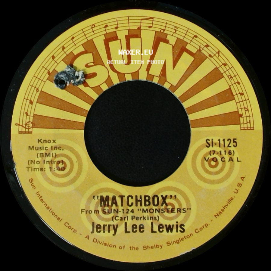 Jerry Lee Lewis - Matchbox / Love On Broadway side A