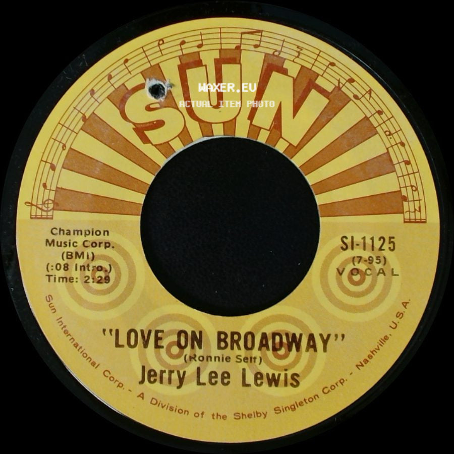 Jerry Lee Lewis - Matchbox / Love On Broadway side B