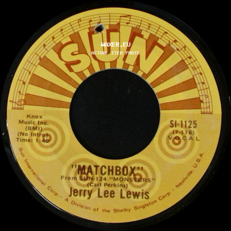 Jerry Lee Lewis - Love On Broadway / Matchbox side B
