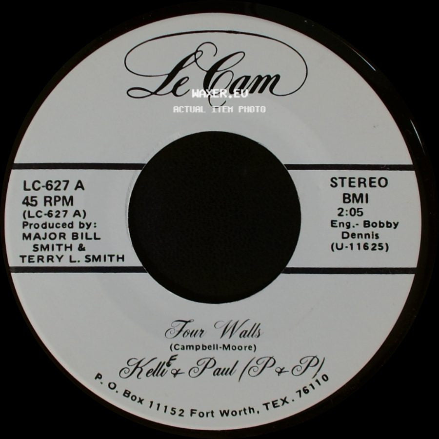 Kellie & Paul (P + P) - Four Walls / I Wouldn't Trade You For The World side A