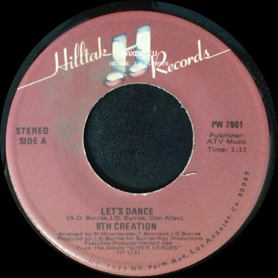 9Th Creation - Let's Dance / Shucks, You're Fine side A