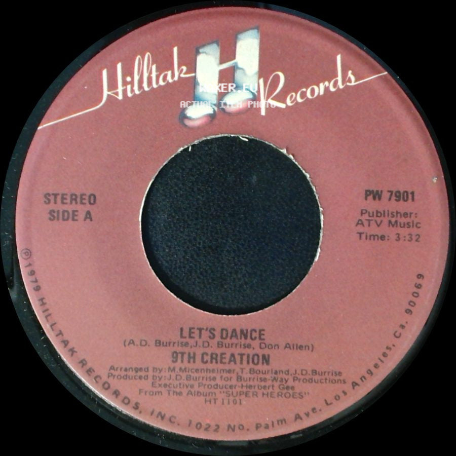 9Th Creation - Let's Dance / Shucks, You're Fine side A