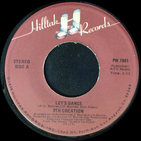 9Th Creation - Let's Dance / Shucks, You're Fine side A
