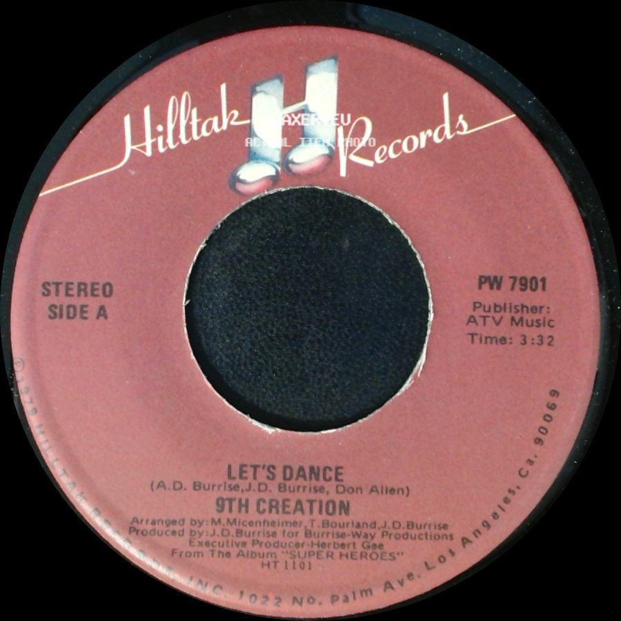 9Th Creation - Let's Dance / Shucks, You're Fine side A
