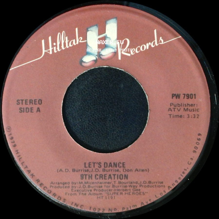 9Th Creation - Let's Dance / Shucks, You're Fine side A