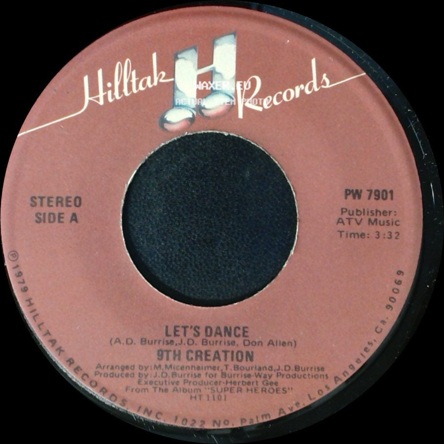 9Th Creation - Let's Dance / Shucks, You're Fine side A