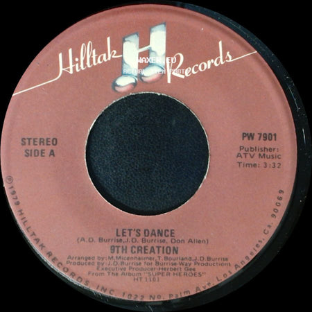 9Th Creation - Let's Dance / Shucks, You're Fine side A