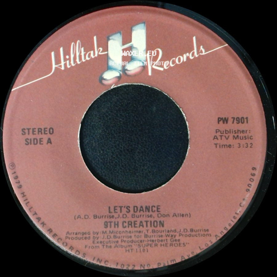 9Th Creation - Let's Dance / Shucks, You're Fine side A